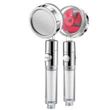 Supercharged Shower  Shower  High Pressure Shower Set Super Turbo Shower with 3 Spray Modes Red