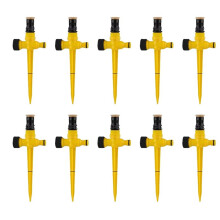 Garden Sprinkler 360 Rotating Irrigation Watering System Lawn Farm Greenhouse Plant Watering Sprinkler Yellow