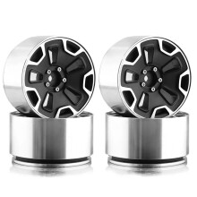 RC Crawler Wheels 1.9 Inch Aluminum Beadlock Set for 1/10 SCX10 TRX4 Redcat Gen8 Upgrade
