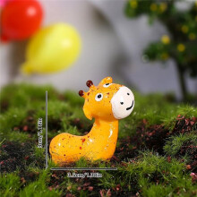 50 Stuks Dieren Beeldjes Hars Kleine Dierenminiaturen Wilde Dieren Miniatuur (Giraffe)