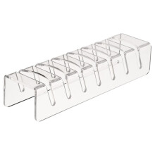 Hut-Organizer, Hutständer für Baseballkappen, Acryl-Huthalter für 7 Baseballkappen für Schlafzimmer, Schrank, Kommode, A