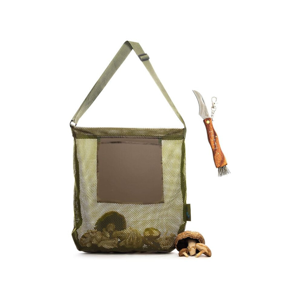 Mushroom Foraging Kit, Mushroom Bag & Mushroom Knife With Brush, Portable Wild Mushroom/ Foraging Bag, Picking Bag 4713642546282