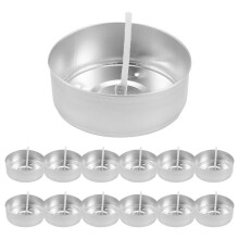 150 Vasos de Aluminio para Velas de Té, Latas de Metal para Velas de Té con 150 Mechas para Velas, Vela VacíA para Amantes de las Velas