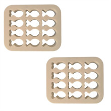 2 Szt Tiny Goldfish Fish Cracker Foremka do Wykrawania Ciasteczek Foremka do Pieczenia w Kształcie dla Dzieci Bezglutenowe DIY