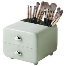 Organisateur de Maquillage + Tiroirs,Support pour Pinceaux Maquillage,Organisateurs et Rangement pour Pinceaux de Maquillage, Organisateur de Soins de