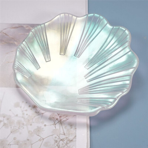 Shell-Shaped Soap Dish Tray Silicone Mold Casting Mould for DIY Decorative Holder Storage Arts 1