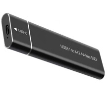 M.2 SSD-Gehäuse NVME USB 3.1 Externes Speicher-HDD-Gehäuse 10 Gbit/S PCIe SSD-Box für NVME SSD-Festplatte