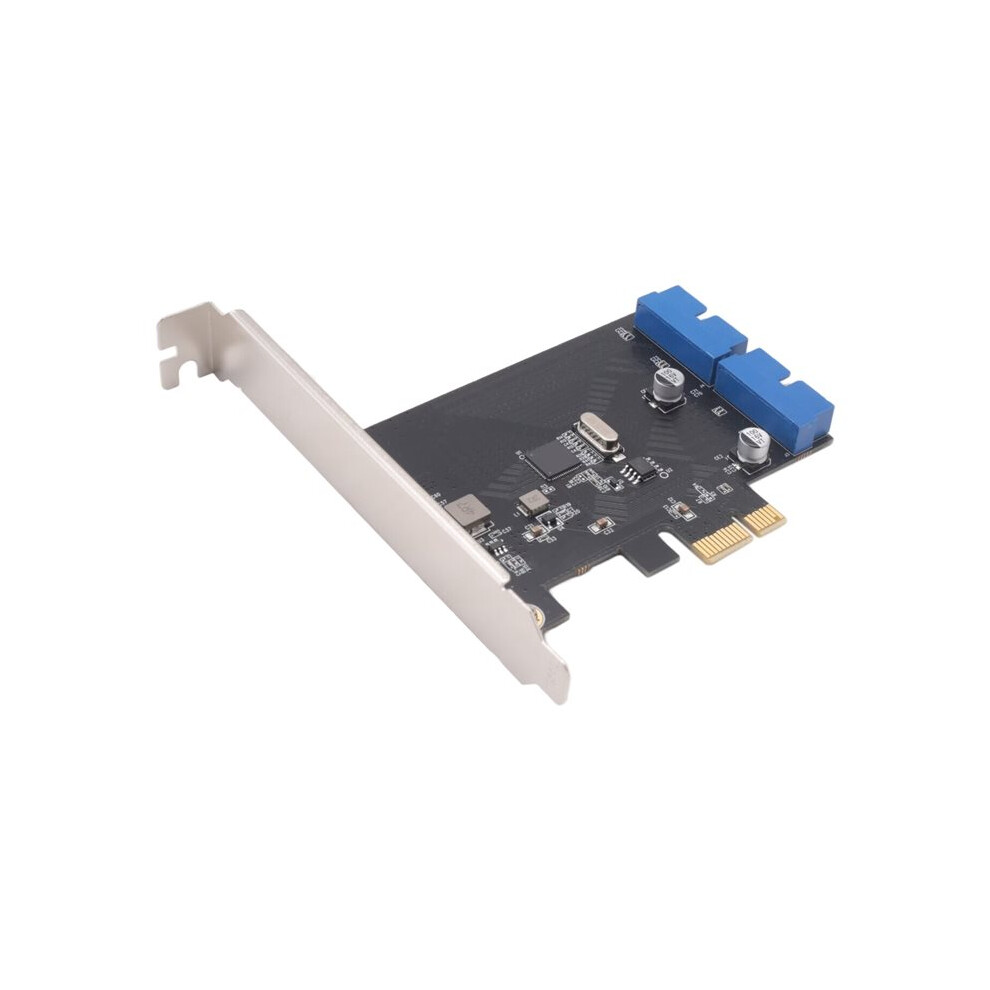 Pci Express Usb 3.0 19 Pin Expansion Card Pcie 1X To 2 Usb 3 19 Pin Adapter Internal Usb3 20Pin Hub Header 6033556446088