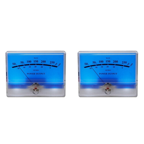 2X TN90A Pointer VU Meter High-Precision Digital Power Meter  Level Indicator Audio Spectrum for Speaker Amplifier