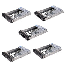 5pcs 3.5 Inch Hard Drive Caddy Tray for  PowerEdge Servers - with 2.5 Inch HDD Adapter NVMe SSD SAS  Bracket