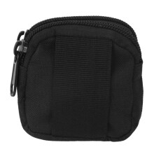 3X Small Outdoor Pouch, Purse Organizer Army Molle Gear Nylon EDC Utility Gadget Outdoor Waist Bag Cover(Black)