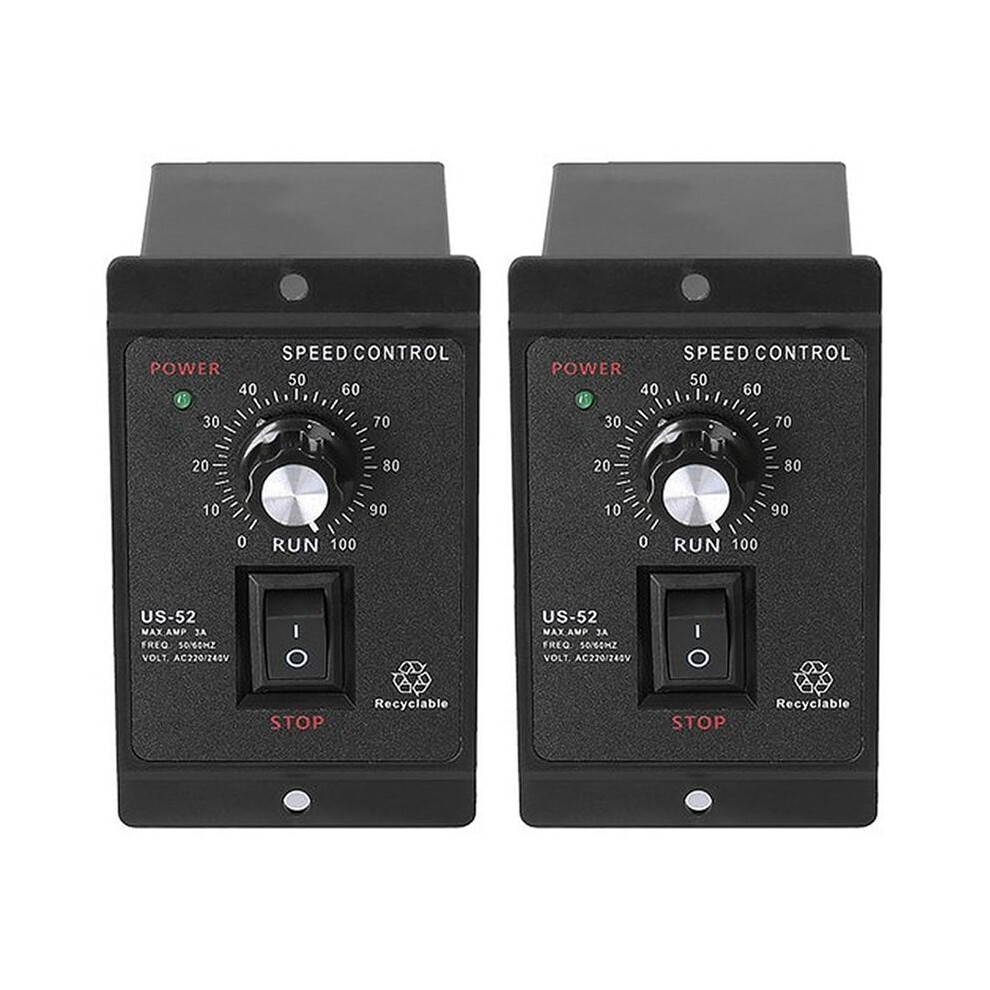 2X 400W Motor Speed Controller Ac 220V Motor Speed Regulator Controller Forward And Backward Motor Governor Controller 6032371608749