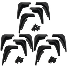 3X Molded Mud Flaps for  Fiesta Mk7 2009 - 2017 Mudflaps  Guards Mudguards 2010 2011 2012 2013 2014 2015 2016