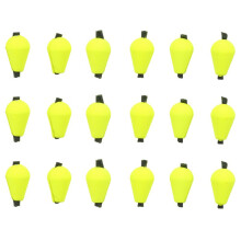 18Pcs Fly Fishing Float Strike Indicators Foam Yellow