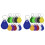 100Pcs UID 13.56MHz Block 0 Sector Writable IC Card Clone Changeable  Keyfobs Key Tags 1K S50 RFID Access Control 1