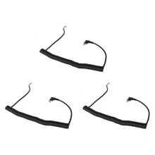 3X 2pin 4 Wire Speaker MIC Cable Spring for GP88S GP3688 GP2000 PMMN4013A