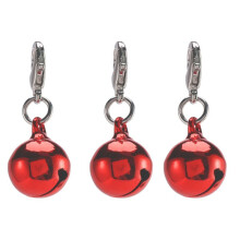3X Bells Jingle Bell Pendant for Dog Cat Collar Canvas Backpack