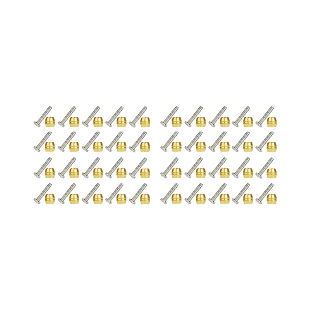 Photos - Other Brake Components 40Pcs Bicycle Brake Olive Brass Connecting Insert Kit for BH90 Hydraulic Disc Brake Hose,1