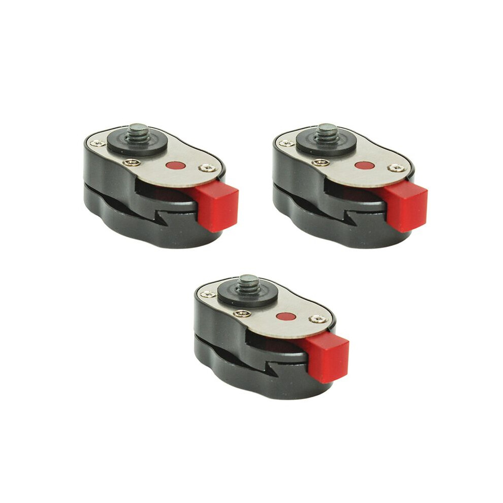 3X Professional 1/4Inch Quick Release Plate System For Any Tripod, Articulated Arm Mount With To 4 Lb Capacity 4712838028878