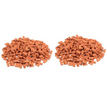 400 Pieces Bricks for Landscaping Miniature Bricks Brick Wall Small Bricks for Dollhouse Garden Parts,1/35 Scale