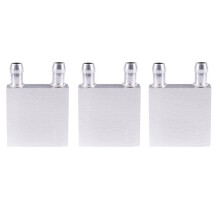 3Pcs 40X40X12mm Aluminum Water Liquid Cooler Block Heatsink for Computer CPU Radiator