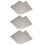 6 x Replacement 12 x 12 cm Plate Mica for Microwave 1