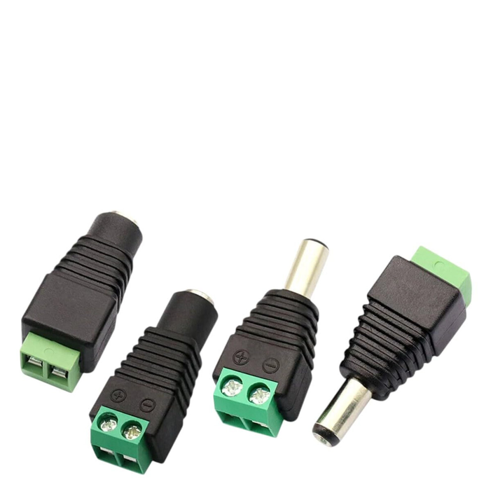 Dc Power Connector 2.1Mm X 5.5Mm 2.5Mm X 5.5Mm Male Female Dc Adapter For Led Strip And Cctv Camera 9092120226829