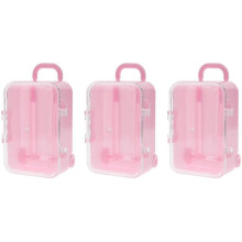 3X Roller Travel Suitcase Candy Box Personality Wedding Candy Box Luggage Trolley Case Candy Toy