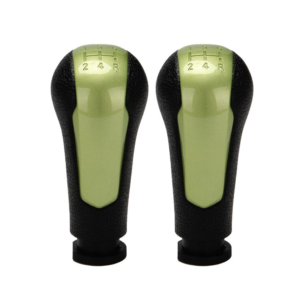 2X 5 Speed Car Gear Shift Konb Gaiter Shifter Knob For Spark 2011-2016 6032298780733