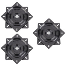 3X 6 Pulgadas Plato Giratorio del Asiento del Rotacion 360 Grados de Asiento Giratorio del de Pesca Marina Rotacion Universal 20 Apto 15.4