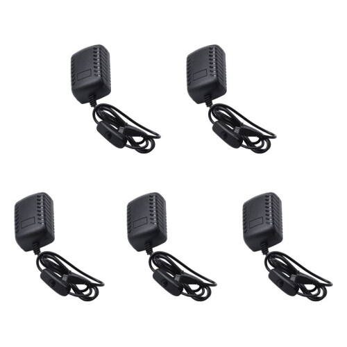 5X US Plug 5V3A 5V/3A Raspberry PI 3 Model B+ Power Adapter /OFF  Button Power Supply Charger
