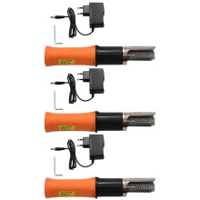 3X Electric Fish Scaler Fishing Scalers Clean Fish Remover Cleaner Descaler Scraper Seafood Tools EU Plug