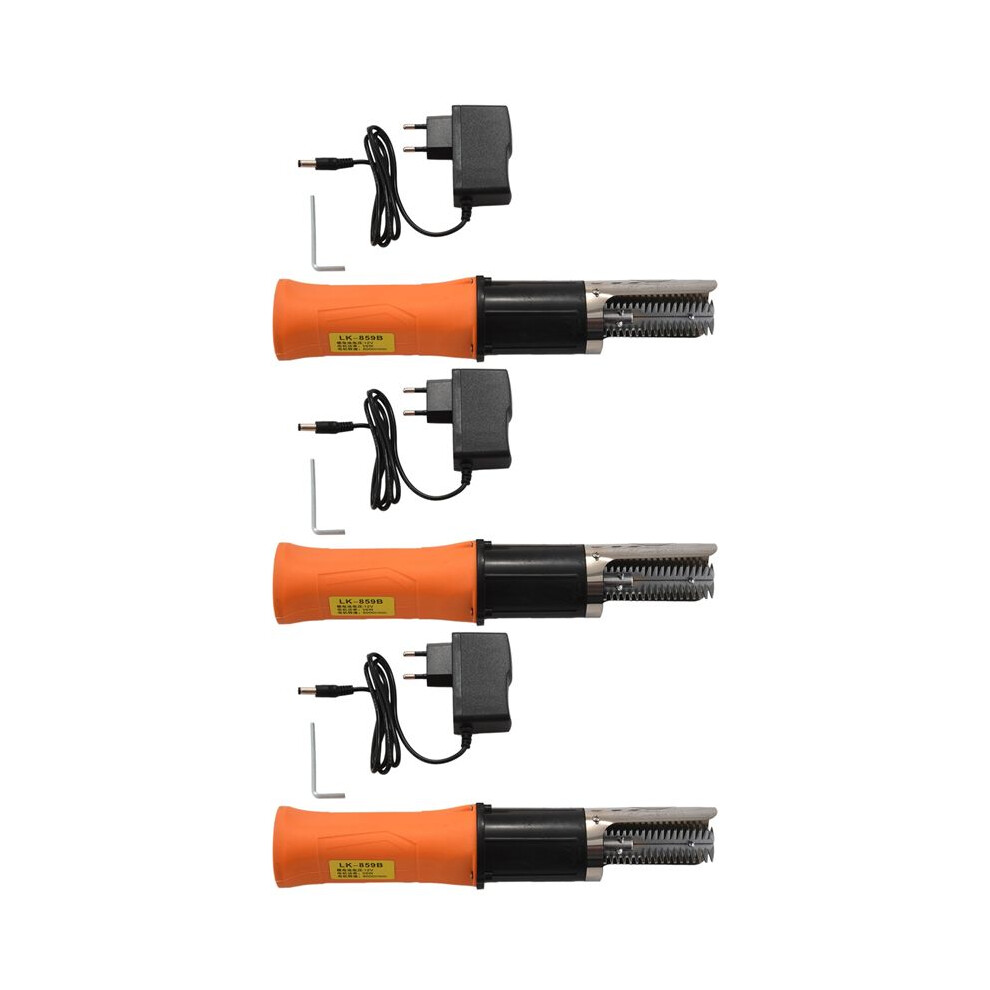 3X Electric Fish Scaler Fishing Scalers Clean Fish Remover Cleaner Descaler Scraper Seafood Tools Eu Plug 4713230339234