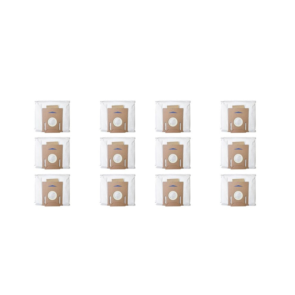 Semoic 12Pcs For Deebot Ozmo T8 / Aivi / Max N8pro / T9 / T9max Robot Vacuum Cleaner Dust Bag Parts