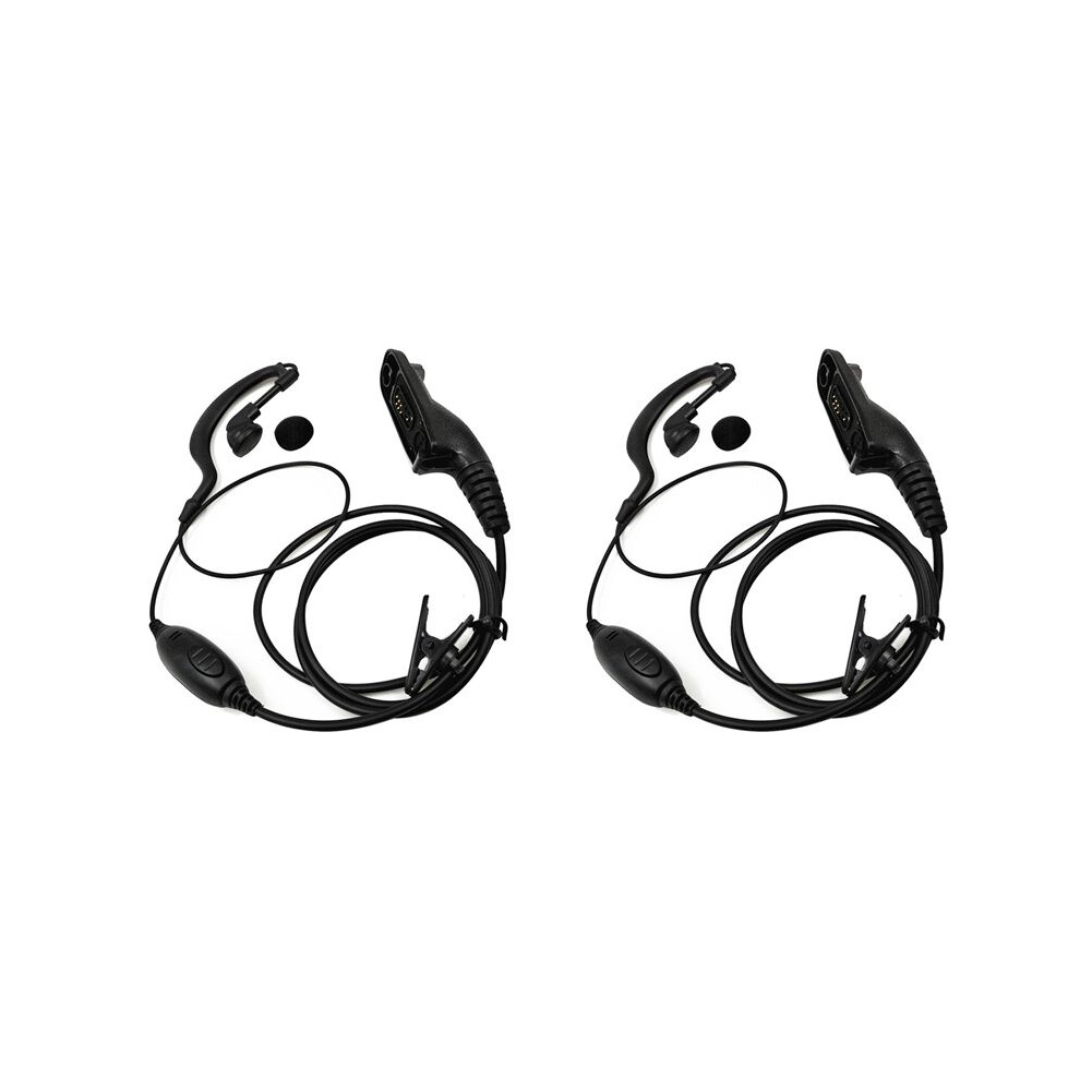 2X Ptt Earpiece Headset Mic For Xir P8268 P8668 Apx6000 Apx7000 Apx2000 Dp3400 Dp3600 Dp4400 Dp4800 Dgp6150 4713802254637
