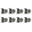 8X Suitable for  DCB200 20V10 Core 21700 Electric Core Power Tool Plastic Shell Protection Board 1