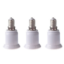 3X E14-E27 LED Licht Lampe Schraube Birne-Fassung Adapter Konverter
