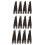 Furniture Box Rotatable Folding Lid Support Hinge Bronze Tone 12Pcs 1