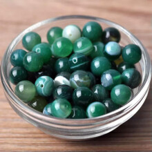 Natural Agate Colorful Stone Round 4mm 6mm 8mm 10mm 12mm Loose Beads Lot-Green Lace Agate-12mm 10pcs
