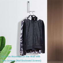 Over the Door Hooks Hanger, Foldable over Door Drying Laundry Rack Hooks for Hanging Clothes with 6 Groves, 2 Pack