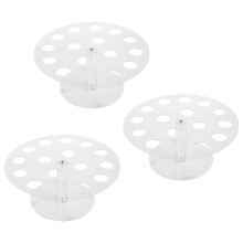 3X 16 Soporte Cono de Helado de AcríLico / Sushi Soporte de Rollo de Mano Transparente