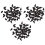 300X Motherboard Nylon Hex Standoff Threaded Spacer M3 Thread 6+6mm Black 2