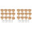 Boho Rattan Dresser Knobs Round Wooden Drawer Knobs Handmade Wicker Woven and Screws for Boho Furniture Knobs 24Pcs 1