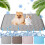 Quilted Cooling Pet Mat with Thermal-Regulating Fabric, Multi-Surface Application for Summer Comfort 1