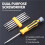 12-in-1 Screwdriver Multibit Screwdriver with Magnetic Bit Holder Includes Flat , Phillips, Hex,Square, and Y Driver 5