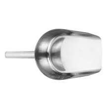 Topbathy Stainless Steel Flat Bottom Scoop Shovel for Grain and Ice Cubes Large Capacity
