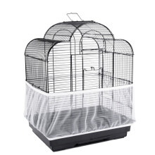 Topbathy birdcage skirt for messy birds Mesh 1Pcs in White