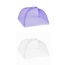 2026 New Arrival Food Storage Containers 2 Large Pop-Up Mesh Screen Protect Food Cover Tent Dome Net Umbrella Picnic