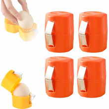 2026 New Stainless Steel Egg Opener & Shell Separator – Compatible with Raw Eggs, Multifunctional Cracker Tool
