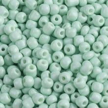 Wholesale 1000/500/200pcs 2mm 3mm 4mm Tiny Round Opaque Glass Loose Spacer Beads-Aqua Green-2mm (1000pcs)